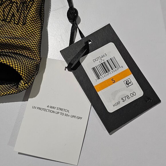 DKNY Cropped Mesh Overlay Bikini Top Size Small - Picture 8 of 10